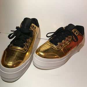 KSwiss Gold Platform Sneakers - Closets of Curves