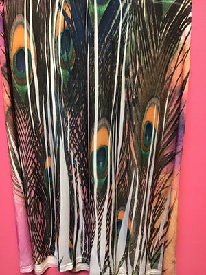 Peacock Halter Dress - Closets of Curves