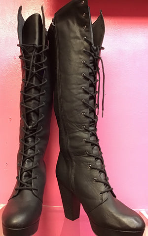 Lace Up boot - Closets of Curves